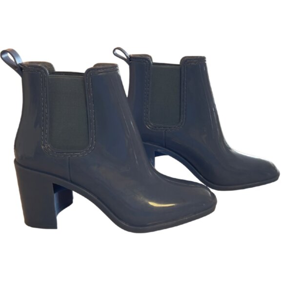 Jeffrey Campbell Hurricane Light Blue Rain Boots – Size 8 - Picture 1 of 4